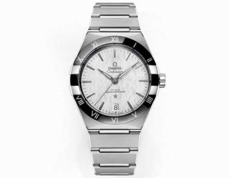SJ出品 白钢 金钢 陨石面50 V+ Factory 重磅推出 欧米茄 OMEGA 星座系列41mm VS9 41毫米至臻天文台 第五代星座 131.30.4 - 点击图像关闭