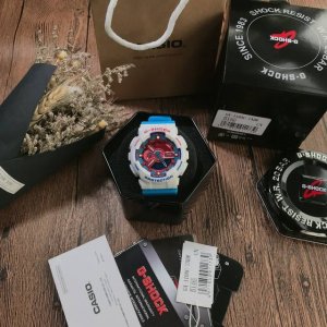 最高版本！！原单卡西欧ga 美队 ，45度自动抬手亮灯功能，G-Shock--经典防震表盘设计，超强防水，入水表盘透明强大功能，吊牌二维码配齐，可扫码！！！独家