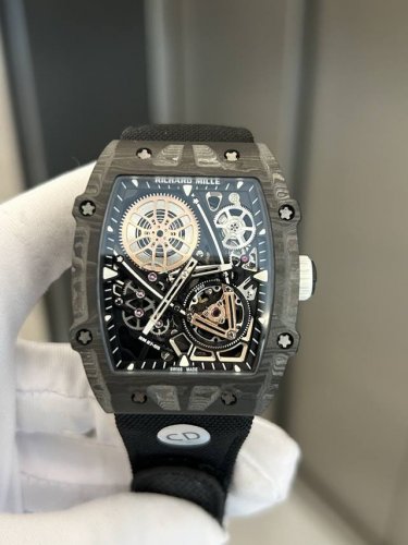 独家实拍图 Richard Miller 型号Rm27-05 理查德米勒 ，复刻版本瑞士机芯 直径37.25×47.25Mm