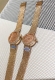 金白同价 迪奥La D My Dior Cd04111X1248 Cd04115X1251系列腕表。优美的弧线设计，搭配两枚利落指针、便以其极简之风，成为迪奥的