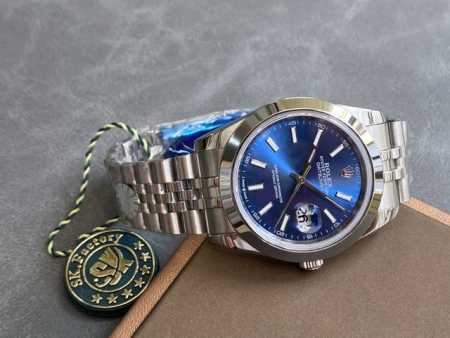Sk厂 劳力士rolex 单历 日志型41Mm 直径 41Mm 机芯 搭载全自动机械机芯 圈口 劳力士ringcommand三角坑纹 光圈 镜面 防刮蓝宝石玻璃 - 点击图像关闭