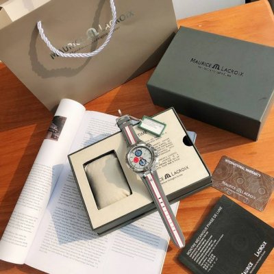 艾美Aikon系列三眼计时石英机芯手表 马恒达车队限量版！ 随意拆机验货，欢迎对比，原厂出品，原机芯原表壳，精钢表壳，全套包装，性价比超高的石英表，代购售价13