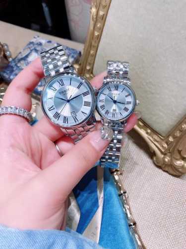 天梭 Tissot 卡森臻我系列经典大爆款尺寸女30Mmx8Mm男40Mmx9Mm