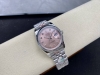 劳力士Rolex 单历 日志型系列 36Mm 直径 36Mm 机芯 搭载全自动机械机芯 圈口 劳力士Ringcommand三角坑纹 光圈 镜面 防刮蓝宝石玻璃镜
