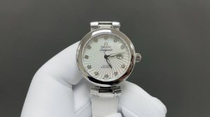 独家实拍，认准细节与品质 精品 V4版 欧米茄 碟飞Ladymatic鸟巢系列女士机械腕表，妮可基德曼代言 搭载Cal.8520 8521同轴自动机械机芯 前后