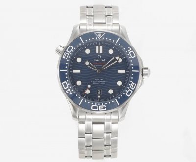 Vs厂Seamaster海马系列海洋宇宙 米 M同轴 至臻天文台表42毫米42Mm潜水表210.30.42.20.01 1精钢拉丝表壳局部抛光处理 表圈采用黑色