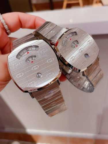 玫金 古驰35Mm 38Mm 古驰-Gucci中性款 原单品质 Disney X Gucci Grip系列腕表 Disney X Guccidisney、精钢表