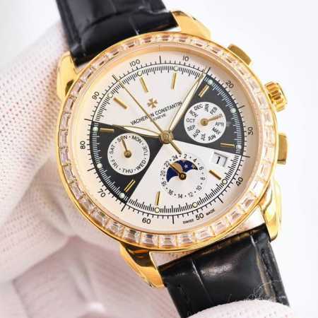 Sj出品 白壳 金壳 最高端品质 江诗丹顿 Vacheron Constantin Vc R70 男士腕表.全新复杂日月星辰多功能腕表. 机心：搭载原装进口91 - 点击图像关闭