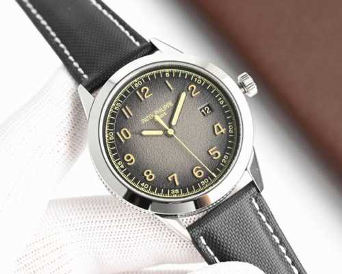 Tw2025新品 百达翡丽Calatrava系列Ref.5226G-001腕表。 表径40Mm，316精钢表壳，侧缘雕饰巴黎钉纹，灰色表盘流露复古韵味，边缘呈黑