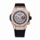 Bbf市面最高版本 Hublot 宇舶表big Bang 大爆炸系列 顶级神器 全新定制恒宝专属unico Hub 自动上链计时机芯 3字位镂空日历环，3字盘6