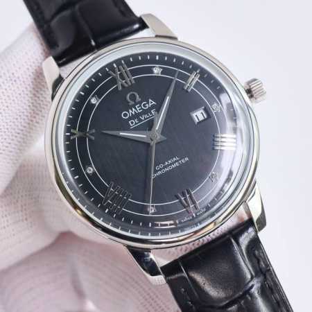 Sj出品 白 金玫 新款 欧米茄 Omega 蝶飞系列！Pn1 锅盖玻璃 耗时长达6个月！超薄男士自动机械腕表，采用进口原装9015机芯 非市场国产机 ，每小时 - 点击图像关闭