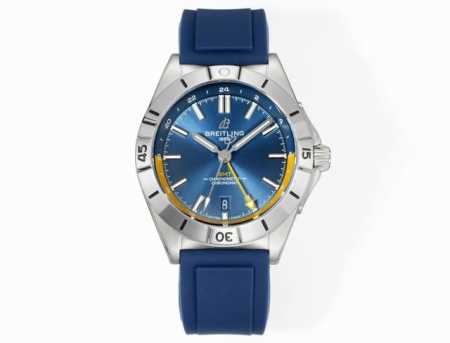 百年灵Breitling，机械计时系列A32398101M1A1！ Chronomat Automatic Gmt 40 重磅来袭！ 1这款双时区腕表盘面简洁凌 - 点击图像关闭