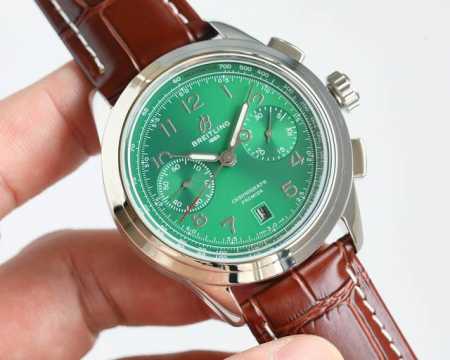 百年灵璞雅B01计时腕表42 Premierb01Chronograph42 316L精钢，42毫米，锅盖弧面水晶玻璃，双面防眩处理，透明蓝宝石，原装折叠扣机芯 - 点击图像关闭