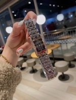 350金+20 浪琴-Longines新款 戴卓维纳，水晶方钻系列 精致两针半女士腕表 高端配置 搭配精准进口石英机芯 拱形镀膜玻璃 316精钢表带 直径32*