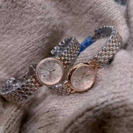 批白 .金+20.钻+30欧米茄 Omega 精品女神水滴系列腕表。316精钢材质，进口石英机芯，原装折叠扣，精致唯美的设计，让您的美丽无处不在，也将华丽与经典 - 点击图像关闭