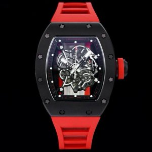 支持香港直邮、 Richard Mille 理查米尔 Rm055 精钢材质表壳，精钢材质的图形产生独特的视觉效果，且拥有卓越的物理性能-耐磨抗碰撞超轻盈；腕表无