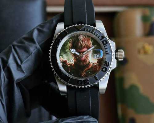 劳力士Rolex 黑神话 悟空 系列顶级玩物毒货，不喜欢撞款街表水鬼的你，他绝对是你的知音。用劳力士最经典的潜航系列水鬼作为原型，经过圈口的二次改装，然后镶嵌顶