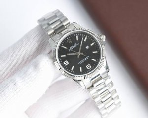 金+50 Ar Factory2025墙裂推荐 全新力作 倾力推荐 市场最新版本 劳 .力士Rolex女装日志型腕表！细节方面： 表壳直径保持与原装一致34Mm