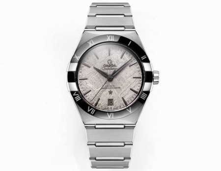 SJ出品 白钢 金钢 陨石面50 V+ Factory 重磅推出 欧米茄 OMEGA 星座系列41mm VS9 41毫米至臻天文台 第五代星座 131.30.4 - 点击图像关闭
