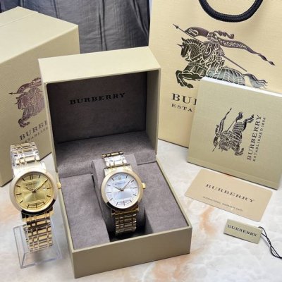 巴宝莉 Burberry 手表 英伦经典时格尚纹男表，独特的格纹精钢表带展现不一样的时尚气息，尺寸40Mm