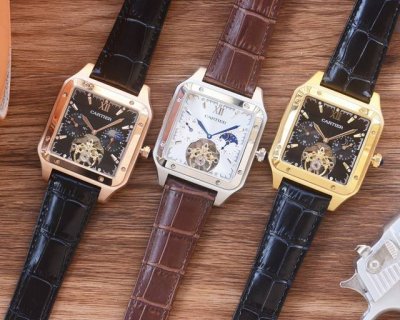 男人挚爱 镂空腕表 最新 ：卡地亚最佳设计独家首发 类型 ：精品男士腕表 表带 ：真牛皮表带 机芯 ：全自动机械机芯 镜面 ：矿物质强化玻璃 更高清 品味高雅