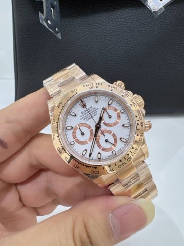 4130机 白壳 金壳 伸缩扣+50 Clean C厂 最强版本，新品，劳力士 Rolex 迪通拿系列 1 0 熊猫迪通拿 使用904L材料 4130机芯 N厂