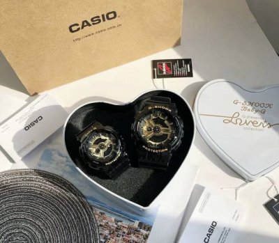 情侣对表，卡西欧 Ga-110表盘直径大号53Mm、小号32Mm，手表小红书已爆#G-Shock回头率爆表！