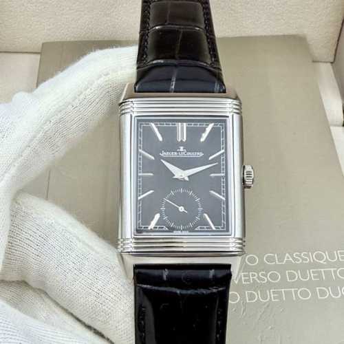 Reverso Classic Large Duoface Small Second男款翻转系列：尺寸：49Mmx29Mm、研发精密铸造而成，精选854A 2手