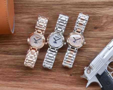 白 金 钻20 皮带钢带同价 浪琴-Longines 爆款浪琴 心月系列石英表手表女简约气质 ！腕表底盖-吊牌-保卡 三码合一 1:1品质 超高性价比、真月相机 - 点击图像关闭