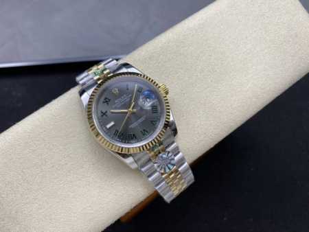 劳力士Rolex 单历 日志型系列 36Mm 直径 36Mm 机芯 搭载全自动机械机芯 圈口 劳力士Ringcommand三角坑纹 光圈 镜面 防刮蓝宝石玻璃镜 - 点击图像关闭