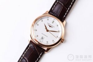 白 -金 钢带+50 精磨机芯+200 Ky最新力作 原版开模 浪琴-名匠三字位 六字位系列 所有配件与正品100%可互换通用 机芯采用最新的2892改L619