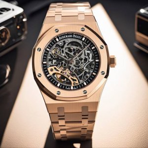 gr新款爱彼皇家橡树离岸型15407St.Oo.1220St.01男士机械腕表 Calibre 3132一体机芯，41Mm直径，厚度9.9Mm深灰色表盘形状：圆