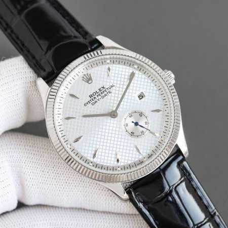 同价 品牌：劳力士 Rolex 系列：劳力士切利尼腕表系列 材质：316精钢表壳 蓝宝石镜面 皮带：头层牛皮皮带 机芯：瑞士合资超稳定286S-13全自动机械机 - 点击图像关闭