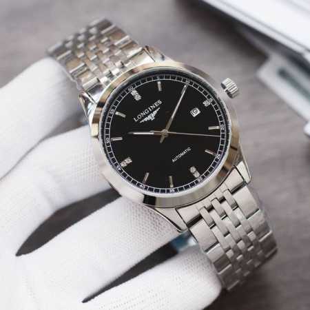 白皮 金 钢带加20 实物拍摄 品牌：浪琴-Longines 类型：男士腕表 表壳：316精钢 做工优质 表带：进口小牛皮 顶级316精钢 两种可选 机芯：高级 - 点击图像关闭