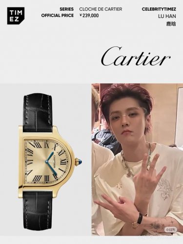 卡地亚Cloche 腕表的历史可以追溯至 年，是 Cartier 产量最少的系列作品之一。腕表得名于奇特的表壳形状 水平放置时看起来如同一枚 桌面按铃 ，而 C