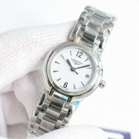 Sj出品 光壳 钻壳 Longines、浪琴 心月系列 Ln2 机械女款 1:1的外观28毫米尺寸.搭配精磨2671全自动机芯.表壳精选精钢材质.表圈独特设计玲 - 点击图像关闭