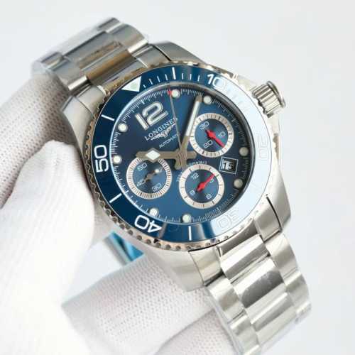 浪琴康 Longines 卡斯计时系列腕表，荣耀降临，最具性价比 Lm1 康卡斯 表壳 腕表尺41X12Mm。316L精钢壳套完美无瑕，打磨工艺高超，Ac延续一