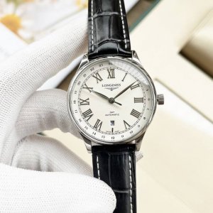 白 金 钢带+20，浪琴-Longines 精品男士腕表尊贵大气，绅士风范，卓越品质，热卖全城。采用全自动机械机芯，顶级316精钢表壳，矿物质超强镜面，尺寸42