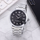 精钢表带十蝴蝶扣 白： ，间金、全黑同价： ，浪琴-Longines名匠系列，经典之作 品质之选，全自动机械机芯，Ips真空电镀，矿物质水晶镜面 ，精密防水，直