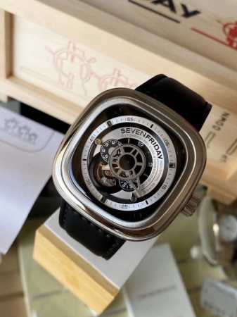 Sevenfriday 七个星期五 B01 原装进口8215机械机芯、强化蓝光玻璃、进口小牛皮带、高级316精钢表壳 47Mmx47Mm 认准做工细节 全系列支 - 点击图像关闭