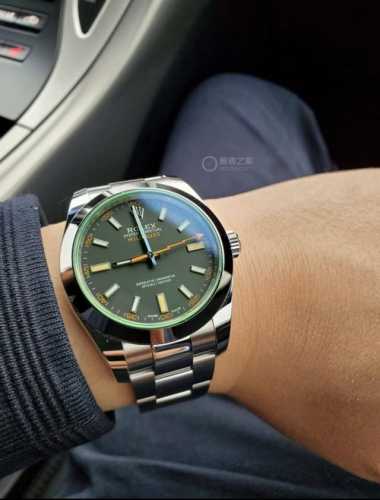 Vs日志“闪电” Vs厂，劳力士Milgauss系列，三码合一，附带Nfc感应！品质保证！116400闪电针 绿玻璃904L最高版本，蓝盘 绿盘！防磁双重底盖！