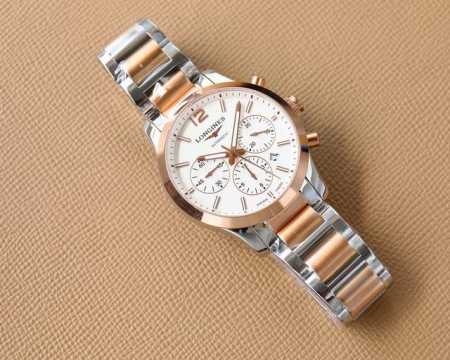白 -金 V7版本2024推荐 浪琴-Lingines 康铂系列制表大师机械手表 新款蓝色经典 多功能4813机芯 经典多功能款式 经典指针 蓝宝石鱼眼水晶镜面 - 点击图像关闭