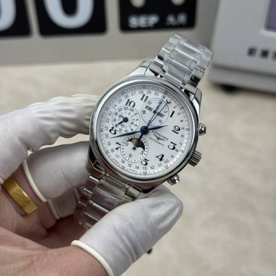 Gs 浪琴 八针月相 浪琴名匠 42Mm 7751机。