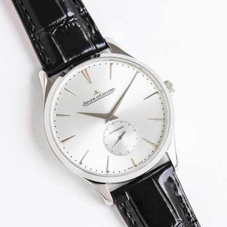 白壳 金壳 新品 积家 Jl 大师系列1218420 Rk4 传统与现代的和谐乐章。Master Ultra Thin 超薄大师系列小秒针腕表精钢款搭 直径 3 - 点击图像关闭