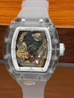 现货实拍 理查德米勒 纳米技术 透明系列 全自动机械表 少量现货！