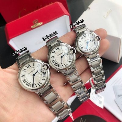 原装出品 卡地亚蓝气球粉气球石英款 尺寸28Mm 33Mm 36Mm 42Mm目前全球最火的款式之一。自戴送礼最强首选！白捡没两样，底盖，吊牌，保卡，三码合一！