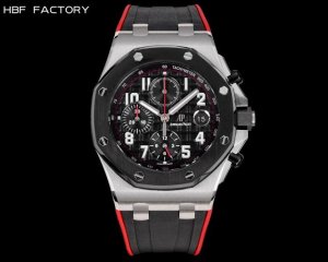 金白黑同价， ，钢带+100。 Hbf Factory 爱彼 皇家橡树离岸型系列26238:封顶之作 杜绝一眼假”在ＪＦ厂原有的基础上 潜心研发 突破壁垒 “打