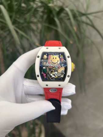 独家实拍图 理查德米勒 全自动机械表 复刻版本 笑脸系列 richard Miller Automatic Mechanical Watch - 点击图像关闭