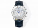 Bls Factory 百年灵 全新航空计时腕表Rw2 Navitimer 问世70周年，百年灵以大胆色彩焕新演绎经典腕表。尺寸43Mm，迭代款无疑是地道的航空