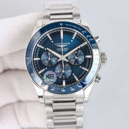 皮带 钢带 新品 浪琴 Longines-浪琴康卡斯悦动凭借其独特的设计，实用的功能和舒适的佩戴体验，成为了一款备受推崇的精品时计。 1字面是独特的“熊猫眼”主 - 点击图像关闭
